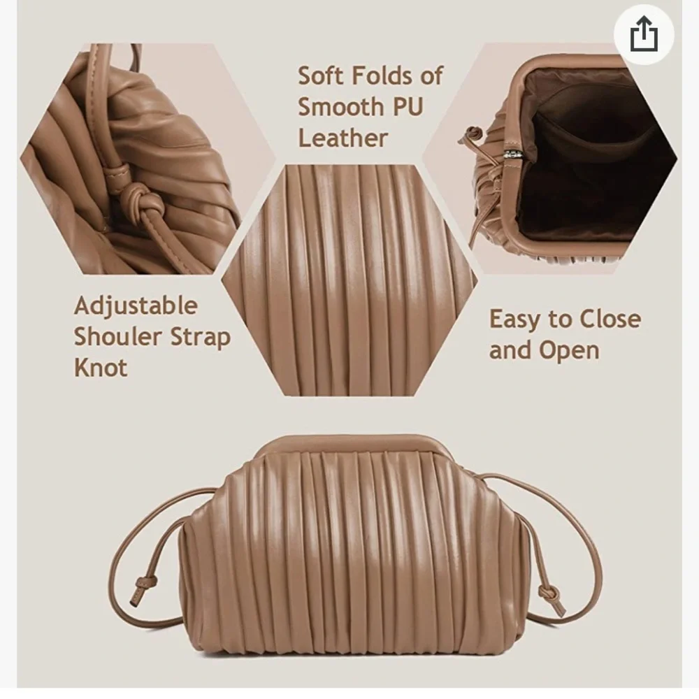Faux Leather Clutch Bag - Picture 8 of 9
